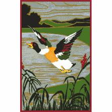 ДК-274 "Селезень на пруду" Схема для вышивания "Домашняя коллекция" А3 150*239кл