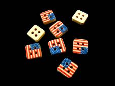 Пуговица дерево арт.UA-13 10мм квадрат