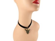 Чокер бархатный с подвеской 