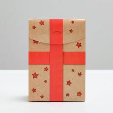 Коробка крафт 22*15*7см "Подарок" арт.4810364