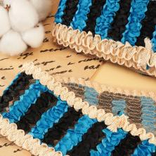 Тесьма на сетке 70мм арт.TC-209/1