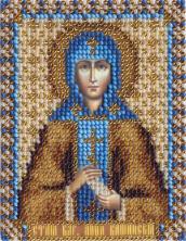 CM/ЦМ-1209 Икона "Св. Анны Кашинской" Набор для вышивания бисером PANNA 8,5*10,5см