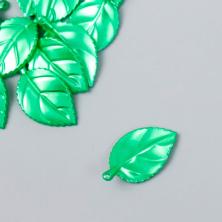 Лист акрил 18*32мм арт.9417761 зеленый  (20шт)