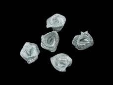 Розочка 14мм арт.R-02 серебро