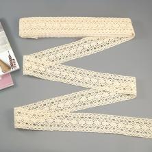 Кружево лен  35мм арт.SF-2894