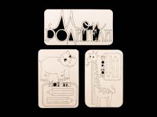 Чипборд "Мои родители, мой вес, мой рост" набор ассорти