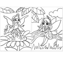 Раскраска "Сказочные феи" 20*30см арт.4662384 (16страниц)