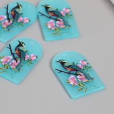 Подвеска акрил "Птица" 24*39мм арт.9892707 микс