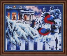 "Магия канвы" арт.МК-Б013 "Вестники зимы" Набор для вышивания бисером 37*27см