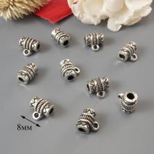 Бейл 3*8мм отв-е d-1,5мм арт.ИВ-416 ант.серебро