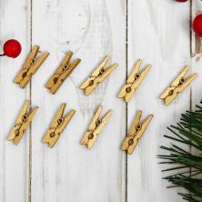 Прищепки 25*4мм арт.4464683 т.золото