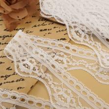 Кружево капрон  55мм арт.CLN-1321 белый