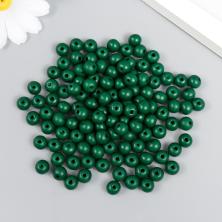 Бусины дерево  8мм арт.7829696 зеленый (20гр) (100шт)