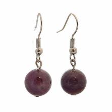 Серьги "Аметист" Шар №10 арт.1335866