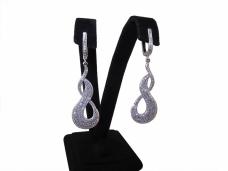 Серьги серебро 925пр. с цирконами арт.ФУ-7688