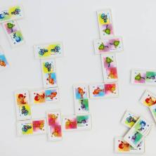 Игра настольная "Домино. Фиксики" 18*5,3*2см арт.6961139 (28 деталей)