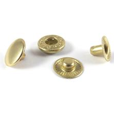 Кнопка Альфа 15мм золото (10шт)