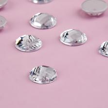 Камни пришивные оргстекло 10мм "Круг" арт.9136683 Crystal