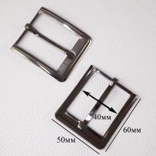 Пряжка металл 60*50/40мм арт.9207/1 т.никель