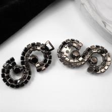 Застежка 78*22мм со стразами арт.JRTB-1171