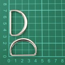 Полукольцо металл 35*1мм арт.GH21/35 никель