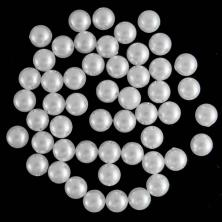Полубусины "Круг"  6мм арт.ФУ-2730 белый (250гр)