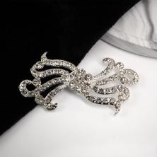 Застежка 68*35мм со стразами арт.AC-417