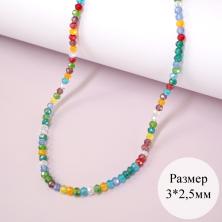 Бусины стекло на нити 