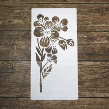 Трафарет "Флора" 15*7,5см ИВ-1091
