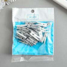 Прищепки 25*7мм арт.5367578 ассорти (20шт)