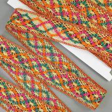 Кружево люрекс  30мм арт.6384033 микс