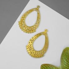 Подвеска "Капля" 45*30мм арт.L-18/8