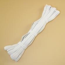 Резинка вдежка 7мм белый (8м)