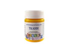 Краски по ткани №2 "Decola" 50мл арт.4128221 т.желтый
