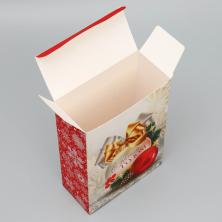 Коробка складная 16*23*7,5см "С Новым годом!" арт.9631231