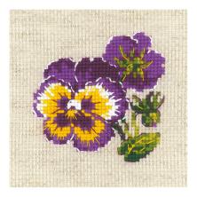 1857 "Пара анюток" Набор для вышивания мулине "Риолис" 13*13см