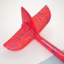 Самолет светящийся 46*48см пенопласт арт.ФУ-9543 ассорти