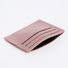 Картхолдер искусств. кожа 18 карт 10*8см арт.9713845 розовый