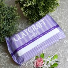 Глина самозатвердевающая 137гр "Claycraft by deco" белый Япония
