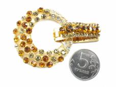 Застежка шубная со стразами арт.ФУ-2320