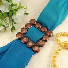 Пряжка для платка,  шарфа пластик 81*81мм арт.999/1