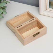 Шкатулка дерево 9*5,5*5см арт.413897 (сосна)