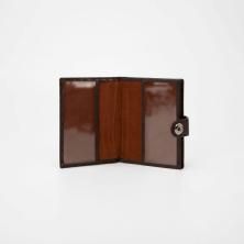 Обложка для автодокументов и паспорта на магните искусст.кожа 135*95мм арт.7154072 коричневый