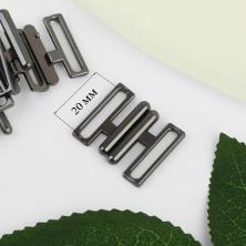 Застежка для купальника 18*22/20мм арт.9627788 т.никель