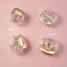 Фиксатор 19*22мм отв.4мм для шнуров арт.AC-0114