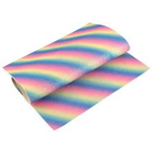 Кожа искусственная глиттер 20*30см 0,5мм "Радуга" арт.SF-3234 №5 (1лист)