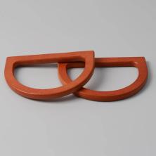 Ручка для сумки дерево 12*9см арт.7344006 коричневый