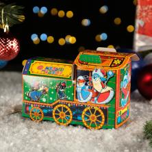 Коробка складная 12*17*7,5см "Новогодний паровозик" арт.9094805