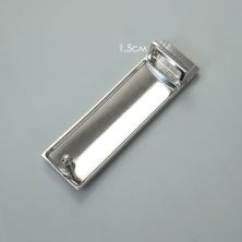 Пряжка металл 20*72/15мм арт.22264 никель/черный