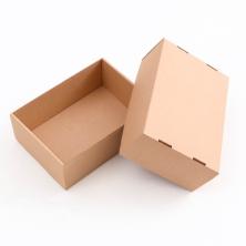 Коробка крафт (гофра) с крышкой 24*17*9см арт.9039078